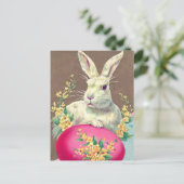 ヴィンテージイースターバニーホリデー ポストカード (スタンド正面)
