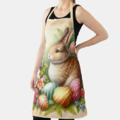 ヴィンテージイースターバニーラビットフローラ エプロン (インサイチュ)