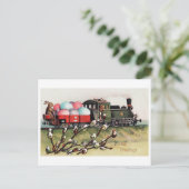 ヴィンテージイースターバニー列車 ポストカード (スタンド正面)