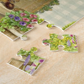 ヴィンテージイースターバニー春 ジグソーパズル (側面)