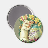 ヴィンテージイースターバニー磁石 マグネット (正面/裏面)