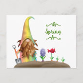 ヴィンテージイースターバニー葉書 シーズンポストカード (正面)