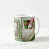 ヴィンテージイースターバニー&イースターエッグスガーデン コーヒーマグカップ (正面右)