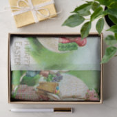 ヴィンテージイースターバニー&イースターエッグスガーデン 薄葉紙 (ギフト)