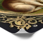 ヴィンテージイースターバニー、レトロイースターバニー、イースター ポスター (角)