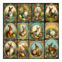 ヴィンテージイースターバニー、レトロイースターバニー、イースター