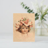 ヴィンテージイースターバラボンネットガール シーズンポストカード (スタンド正面)