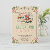 ヴィンテージイースターパーティの招待状 招待状 (スタンド正面)
