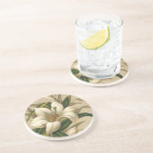 ヴィンテージイースタービクトリアンユリ、花の開花 コースター (側面)