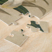 ヴィンテージイースタービクトリアンユリ、花の開花 ジグソーパズル (側面)