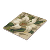 ヴィンテージイースタービクトリアンユリ、花の開花 タイル (側面)