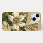 ヴィンテージイースタービクトリアンユリ、花の開花 Case-Mate iPhoneケース (裏面 (横))