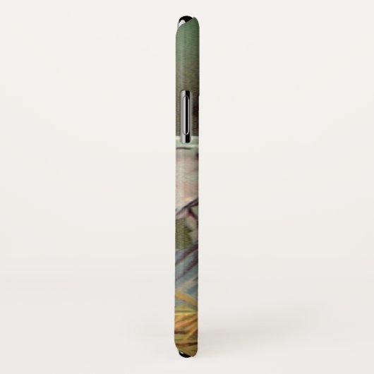 ヴィンテージイースタービクトリアン、ガールバニーラビットエッグ Case-Mate iPhoneケース (裏面/右)