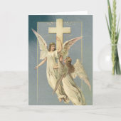 ヴィンテージイースタービクトリアン、十字架の天使 シーズンカード (正面)