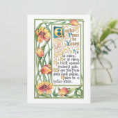 ヴィンテージイースターピースハイムと金ゴールドチューリップ シーズンカード (スタンド正面)