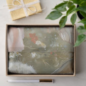 ヴィンテージイースターフェアリーとバニーフローラファンタジー 薄葉紙 (ギフト)