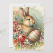 ヴィンテージイースターフラワー ホリデーブランチ 招待状 (裏面)