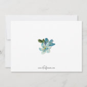 ヴィンテージイースターフローラと雛 シーズンカード (裏面)