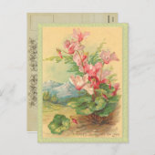 ヴィンテージイースターフローラ シーズンポストカード (正面/裏面)