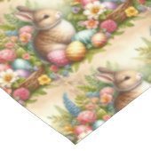 ヴィンテージイースターフローラ/バニーラビットテーブルクロス テーブルクロス (アングル)