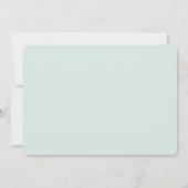 ヴィンテージイースターブランチ卵狩りブルー招待状 招待状 (裏面)