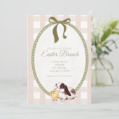 ヴィンテージイースターブランチ招待状 招待状 (スタンド正面)
