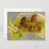 ヴィンテージイースターヘン シーズンポストカード (正面/裏面)