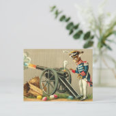 ヴィンテージイースターホリディグリーティングポストカード シーズンポストカード (スタンド正面)