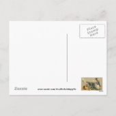 ヴィンテージイースターホリディグリーティングポストカード シーズンポストカード (裏面)