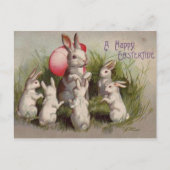 ヴィンテージイースターホリディグリーティングポストカード シーズンポストカード (正面)