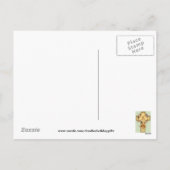 ヴィンテージイースターホリディグリーティングポストカード シーズンポストカード (裏面)