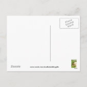 ヴィンテージイースターホリディシックハガキ シーズンポストカード (裏面)