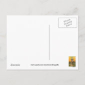 ヴィンテージイースターホリデーアートハガキ シーズンポストカード (裏面)