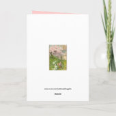 ヴィンテージイースターホリデーグリーティングカード シーズンカード (裏面)