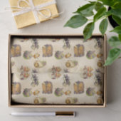 ヴィンテージイースターホリデーパターンパーティー組織 薄葉紙 (ギフト)