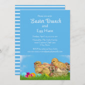 ヴィンテージイースターホリデーファミリーブランチ招待状 招待状 (正面/裏面)