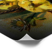 ヴィンテージイースターホワイトラビット&ベビーチックス, ZSSG ポスター (角)