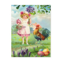 ヴィンテージイースターポストカード