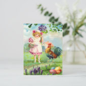 ヴィンテージイースターポストカード シーズンポストカード (スタンド正面)