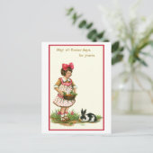 ヴィンテージイースターポストカード シーズンポストカード (スタンド正面)