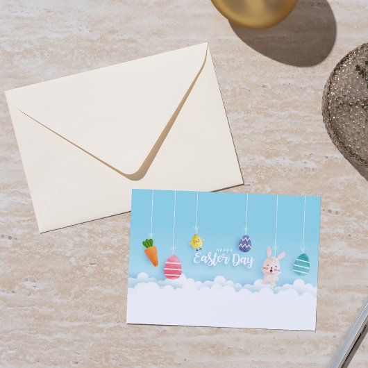 ヴィンテージイースターポストカード：ボンネットの愛らしい雛 シーズンポストカード