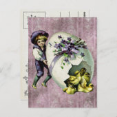 ヴィンテージイースターポストカード ポストカード (正面/裏面)