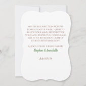 ヴィンテージイースターマーティンルター復活引用文 シーズンカード (裏面)