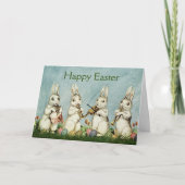 ヴィンテージイースターラビットミュージシャン シーズンカード (正面)