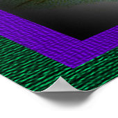 ヴィンテージイースターラビット、ベビーの雛と花, ZSSG ポスター (角)