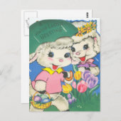 ヴィンテージイースターランブス ポストカード (正面/裏面)