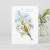 ヴィンテージイースターリリーとシルバークロス シーズンカード (スタンド正面)