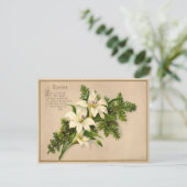 ヴィンテージイースターリリー葉書 シーズンポストカード (スタンド正面)