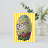 ヴィンテージイースター卵 シーズンポストカード (スタンド正面)