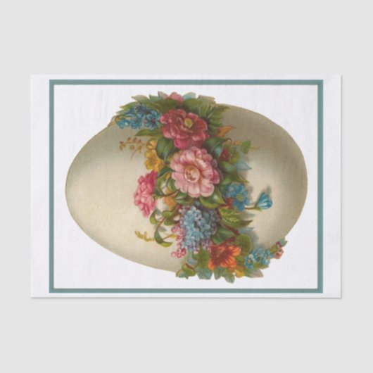 ヴィンテージイースター卵 薄葉紙 (正面)